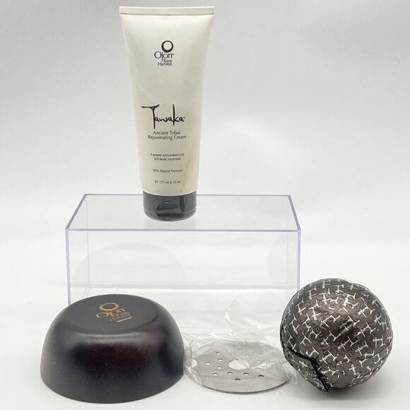 Ojon Tawaka Ancient Tribal Rejuvenating Cream for Skin 6.1 oz + Cream Ball NOS - Picture 1 of 8